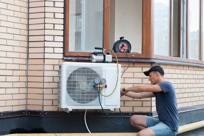 HVAC coil and equipment prepared for system replacement